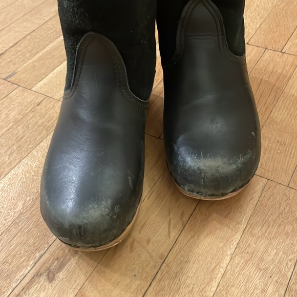 SVEN Shearling clog booties - Picture 5 of 8